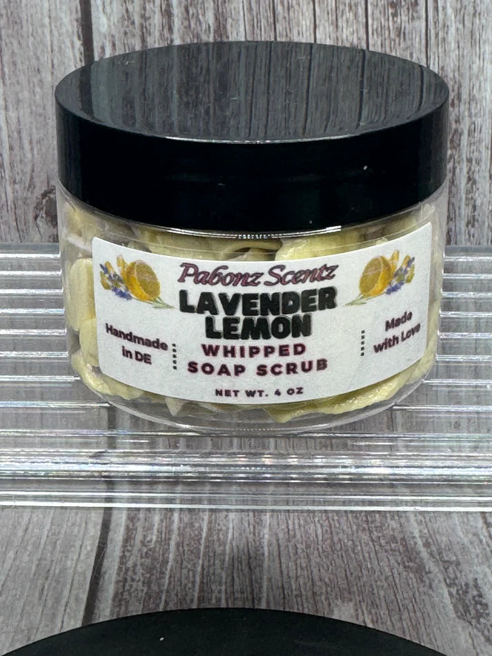 Lavender Lemon Whipped Soap Scrub