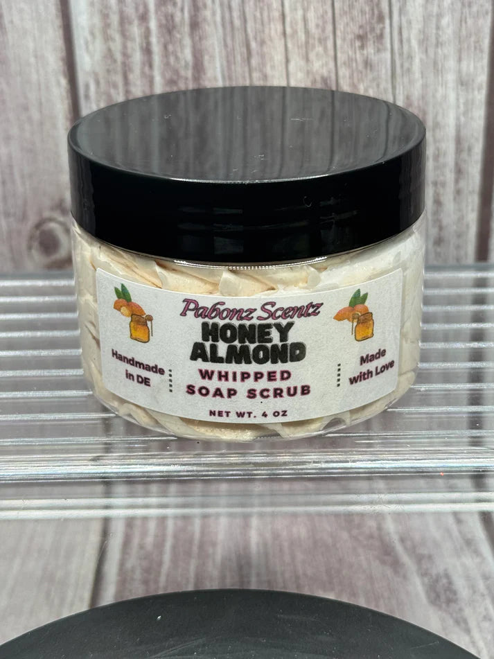 Honey Almond Whipped Soap Scrub