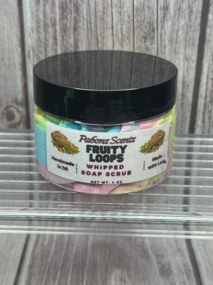 Fruity Loops Whipped Soap Scrubs