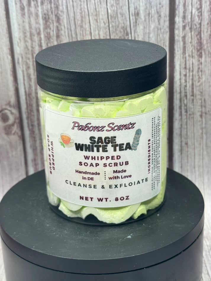 Sage White Tea Whipped Soap Scrub