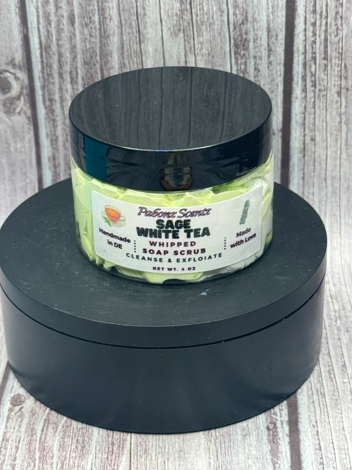 Sage White Tea Whipped Soap Scrub